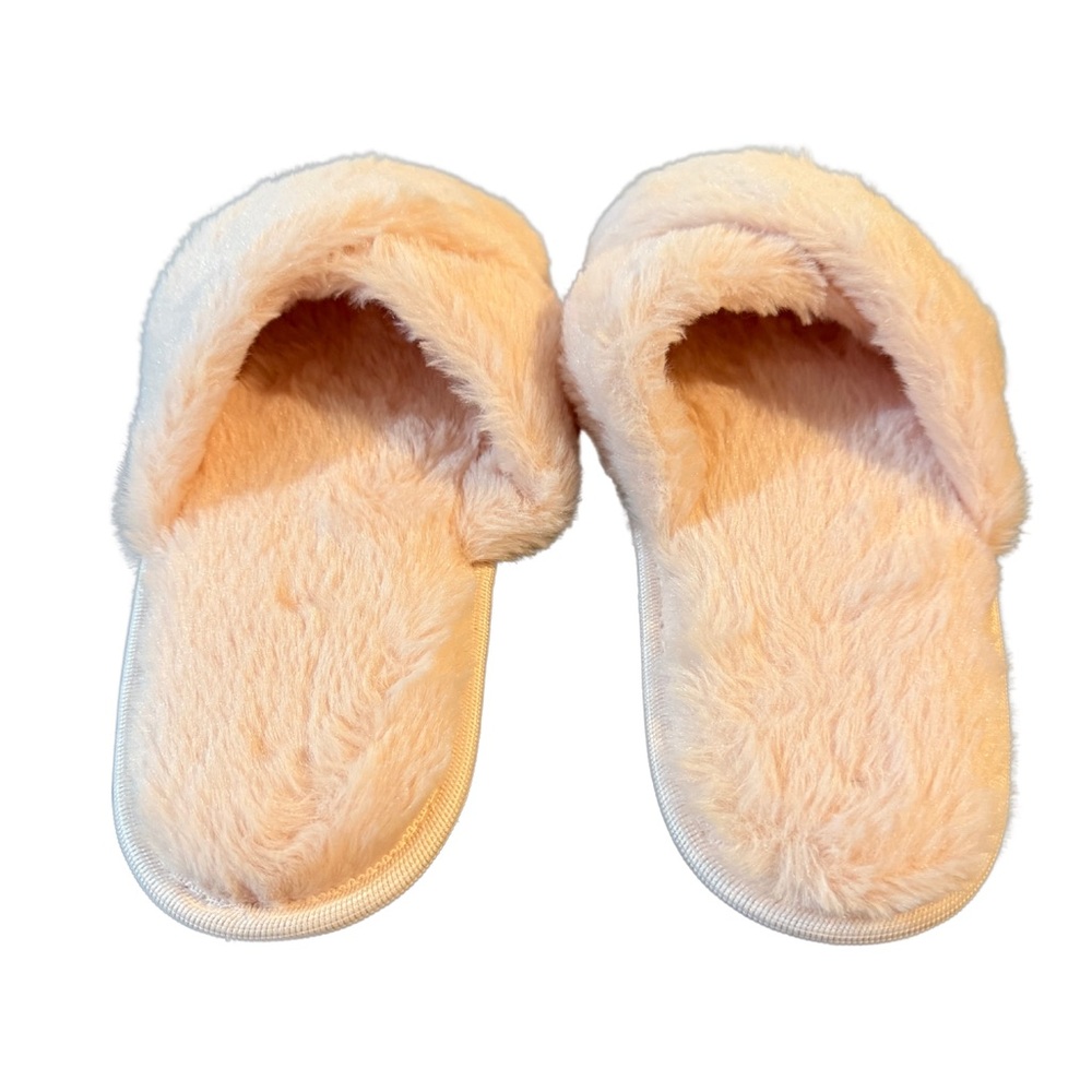 Victoria’s Secret Open Toe Faux Fur Slippers - Picture 2 of 9